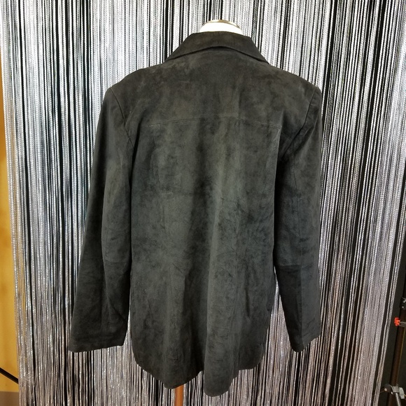 Colebrook & Co black leather coat - Picture 3 of 8